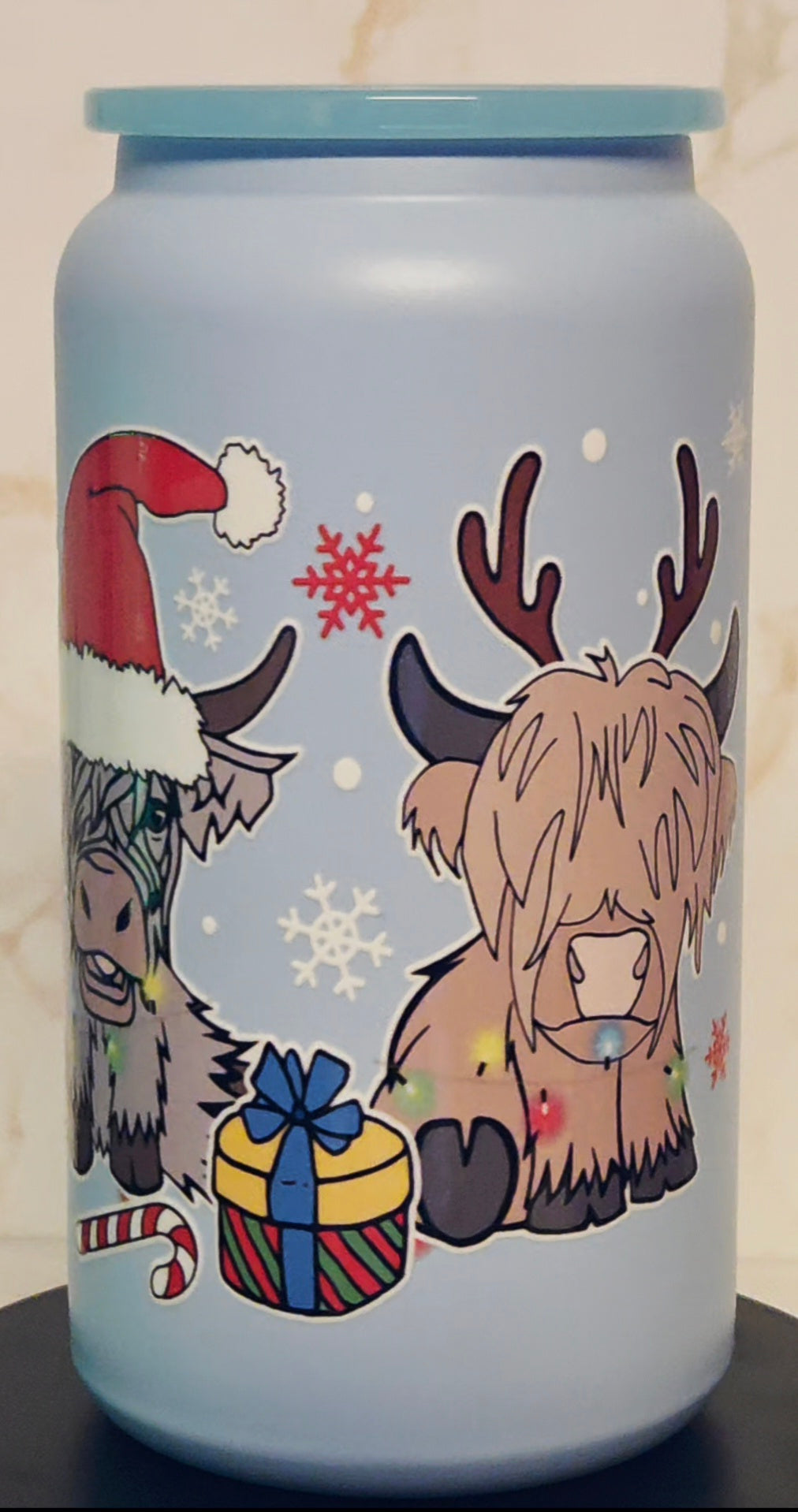 Holiday Highland Cow
