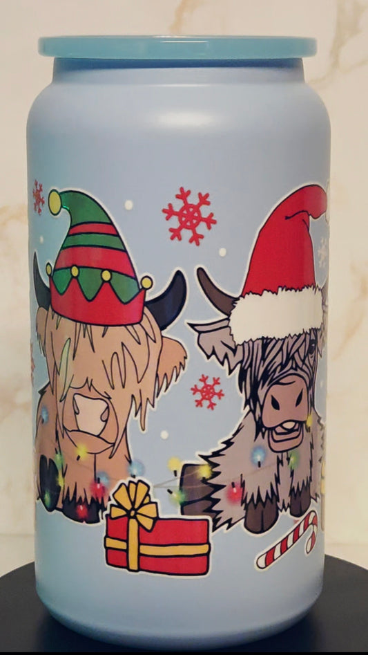 Holiday Highland Cow