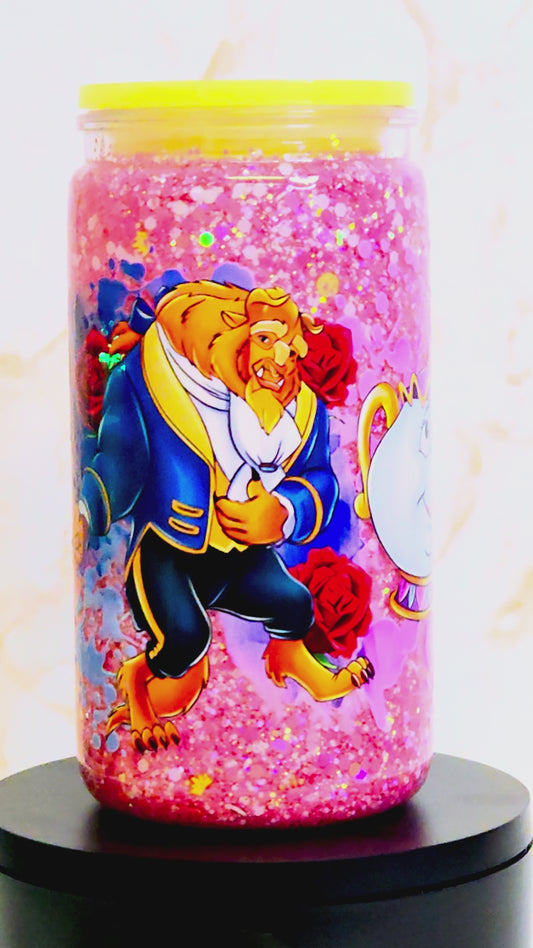 Beauty & The Beast Pink Rose