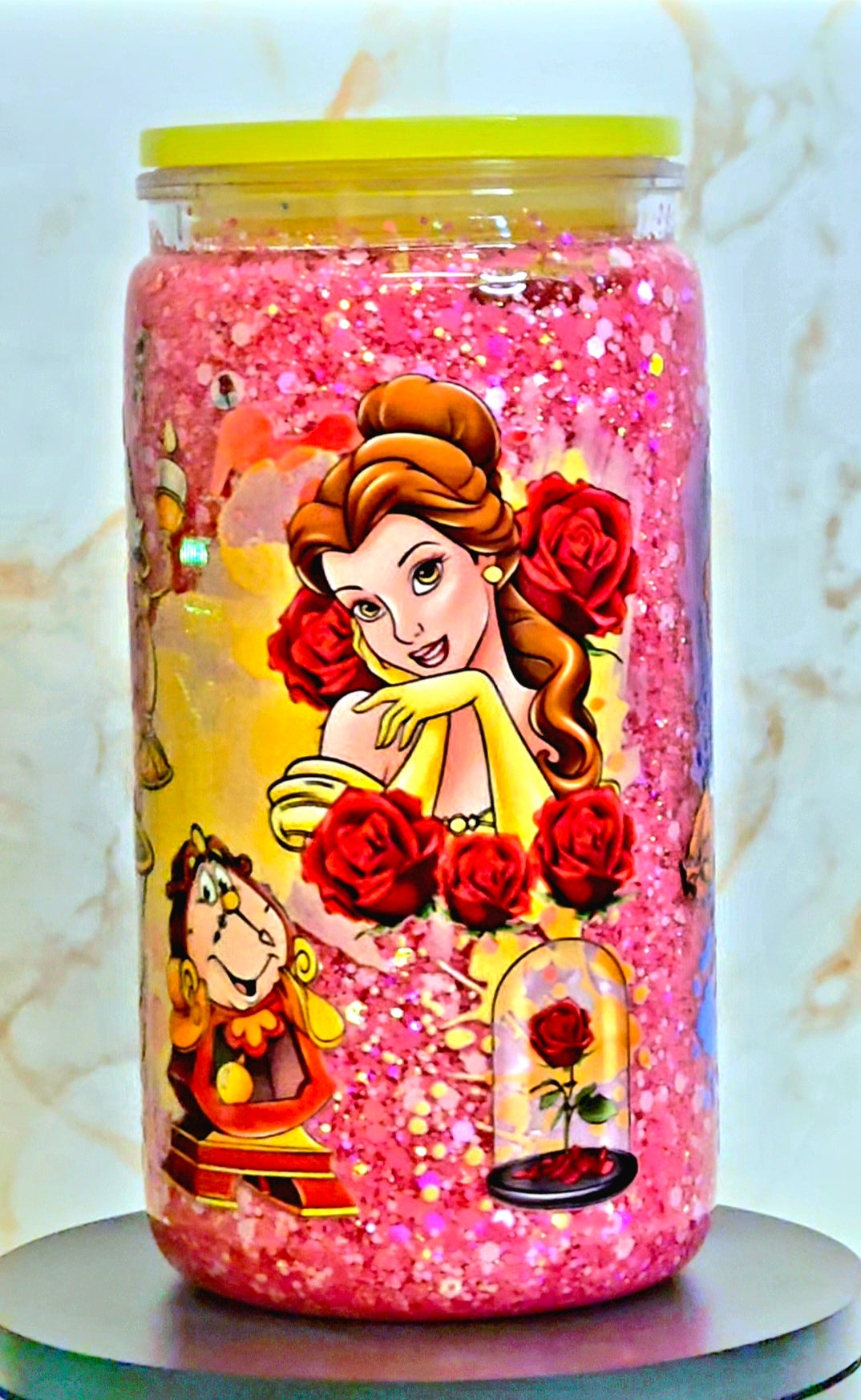 Beauty & The Beast Pink Rose