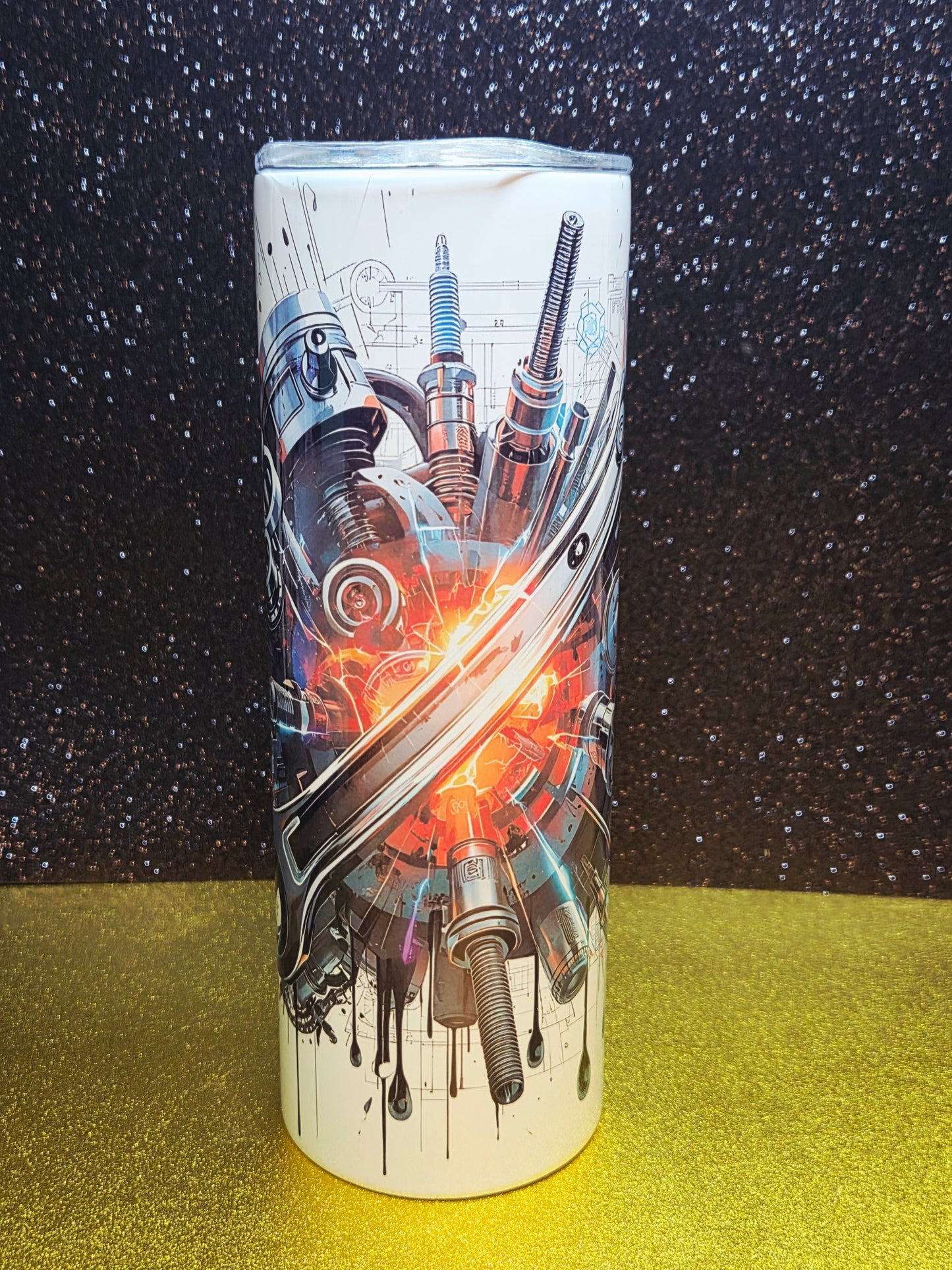 Mechanic Wrench & Gear