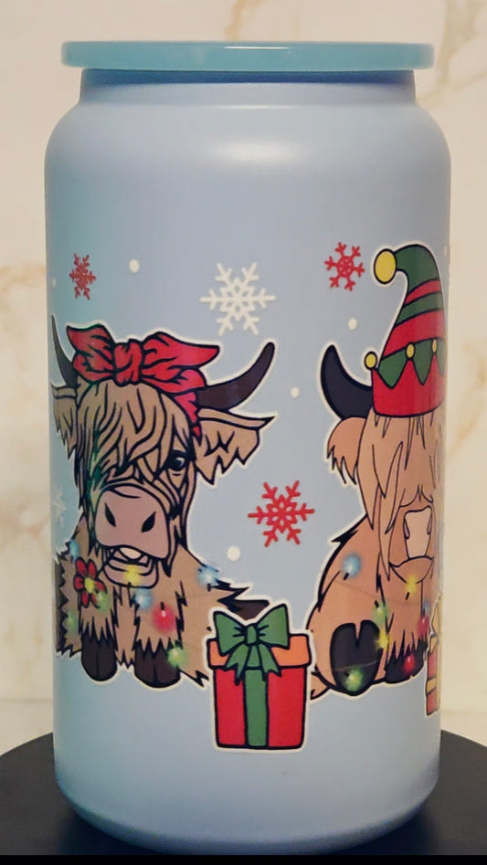 Holiday Highland Cow