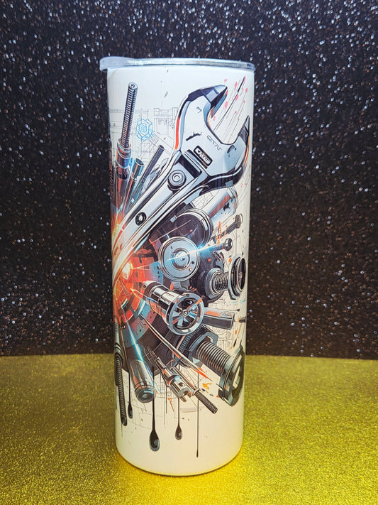 Mechanic Wrench & Gear