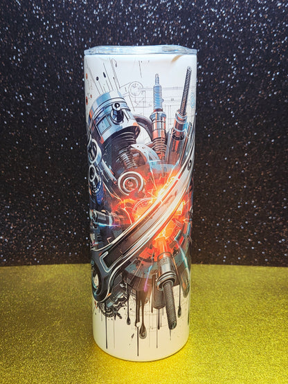 Mechanic Wrench & Gear